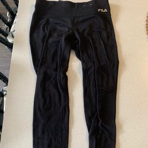 Black Fila leggings